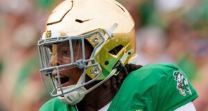 Foi mais um sábado bobo para o terceiro colocado do futebol Notre Dame