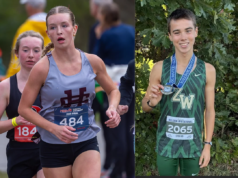 Como Avery Engbers e Tanner Smith concorreram aos recordes escolares na mesma competição de cross country