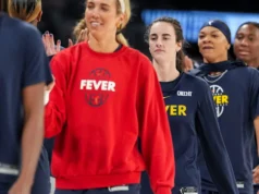 Caitlin Clarke está com febre após sua eliminação nos playoffs na primeira rodada