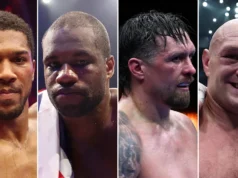 Os 10 melhores lutadores pesos pesados do boxe com a revanche de Dubois e Wardley antes de Fury x Joshua