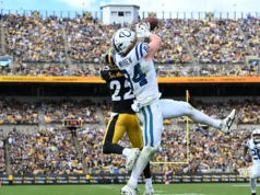 Tyler Warren está ocupado na semana 5 contra o Steelers