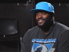 Taylor Moton, dos Panteras, voltou a treinar depois de se recuperar de um coágulo sanguíneo no pulmão